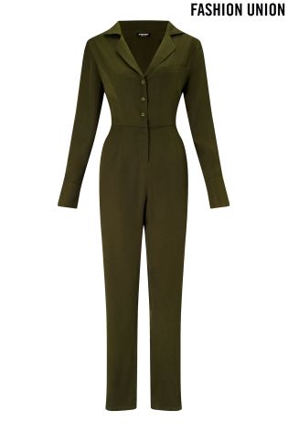 Fashion Union Military Jumpsuit